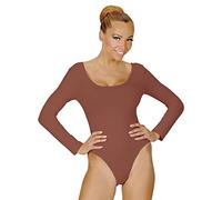 W WIDMANN MILANO Party Fashion - body corto de mujer con mangas largas, sexy traje de una pieza para disfraces, actuaciones de baile, carnaval