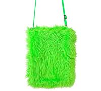 W WIDMANN MILANO Party Fashion - Bolso peluche, retro, años 80, accesorio, carnaval