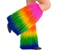 W WIDMANN MILANO Party Fashion - Calentadores de piernas de felpa, accesorio para disfraces de adultos, carnaval, fiesta temática