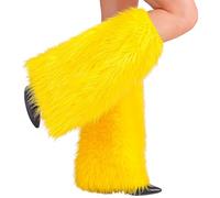 W WIDMANN MILANO Party Fashion - Calentadores de piernas de felpa, accesorio para disfraces de adultos, carnaval, fiesta temática