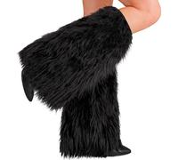 W WIDMANN MILANO Party Fashion - Calentadores de piernas de felpa, accesorio para disfraces de adultos, carnaval, fiesta temática