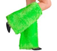 W WIDMANN MILANO Party Fashion - Calentadores de piernas de felpa, accesorio para disfraces de adultos, carnaval, fiesta temática