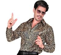 W WIDMANN MILANO Party Fashion - Camisa de Lentejuelas para Hombre
