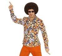 W WIDMANN MILANO Party Fashion - Camisa hombre años 70, estilo disco, disfraces