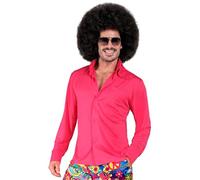 W WIDMANN MILANO Party Fashion - Camisa de los años 70 | Para adultos, manga larga, look «Disco Fever» para Carnaval, fiestas temáticas y festivales de música Schlager