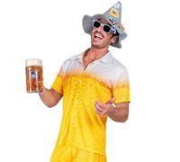W WIDMANN MILANO Party Fashion - Camisa de moda de fiesta para hombre, cerveza, camiseta, fiesta de la cerveza, Baviera, atuendo cervecero, festival