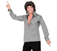 W WIDMANN MILANO Party Fashion - Camisa años 70, estilo disco, camisa hombre, disfraces
