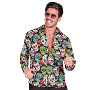 W WIDMANN MILANO Party Fashion - Camisa para hombre, manga larga, camisa hombre, disfraz Halloween