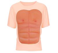 W WIDMANN MILANO Party Fashion, camiseta, diseño único con motivo humorístico, comodidad óptima, color rosa pastel de moda, ideal para ocasiones festivas, talla única