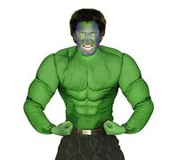 W WIDMANN MILANO Party Fashion - Camiseta musculosa para niños, verde, six-pack, soldado, superhéroe, villano, disfraces