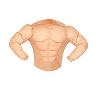 W WIDMANN MILANO Camiseta musculosa disfraz culturista acolchado con abdominales para hombre