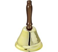 W WIDMANN MILANO Party Fashion - Campanilla de mano de 15 cm | Campana, complementos, accesorios para disfraces de Papá Noel, San Nicolás, Navidad, Carnaval y fiestas temáticas