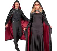 W WIDMANN MILANO Party Fashion - Capa de terciopelo para adultos, 140 cm