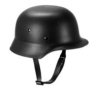 W WIDMANN MILANO Party Fashion - Casco para disfraz de soldado en negro y verde, accesorio para disfraces de Halloween y carnaval
