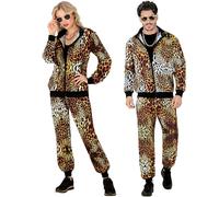 Widmann Leopard Animalier Party Fashion Tracksuit (Jacket, Pants) (XL) Different