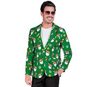 W WIDMANN MILANO Party Fashion - Chaqueta de Fiesta Merry Christmas, Traje de Navidad, Fiesta de Navidad