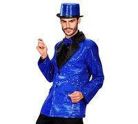 W WIDMANN MILANO Party Fashion - chaqueta de lentejuelas, blazer, showman, disco fever, disfraces