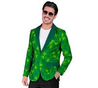 W WIDMANN MILANO Party Fashion - Chaqueta del Día de San Patricio para hombre, traje, Irlanda, trébol, fiesta temática irlandesa