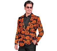 W WIDMANN MILANO Party Fashion - Chaqueta para hombre, chaqueta de traje, brilla bajo la luz UV, disfraz de Halloween
