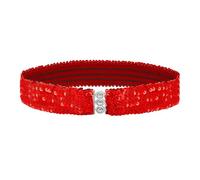 W WIDMANN MILANO Party Fashion - Cinturón con lentejuelas, talla ajustable, disfraz, accesorio