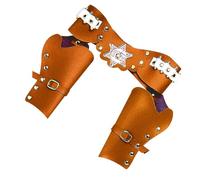 W WIDMANN MILANO Party Fashion - Cinturón vaquero deluxe, con 2 bolsillos y estrella de sheriff, Salvaje Oeste, accesorio, carnaval