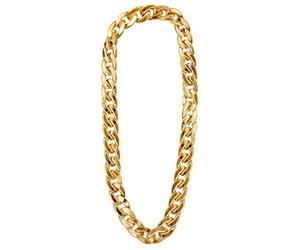 W WIDMANN MILANO Party Fashion - Collar dorado de 72 cm estilo rapero