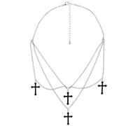 W WIDMANN MILANO Party Fashion - Collar gótico con cruz