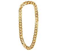 W WIDMANN MILANO Party Fashion - Collar oro, 72 cm, joyas cuello, accesorio, disfraces carnaval, años 80, rapero