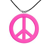 W WIDMANN MILANO Party Fashion - collar signo de la paz, hippie, accesorios, complementos, carnaval