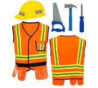 W WIDMANN MILANO Party Fashion - Conjunto de disfraces para niños, policía, SWAT, obrero de la construcción o bombero, para carnaval, fiestas temáticas