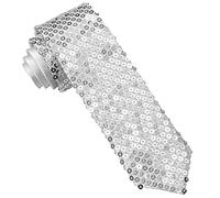 W WIDMANN MILANO Party Fashion - Corbata, con lentejuelas, para adultos, accesorio, disfraz, carnaval, fiesta temática