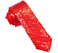 W WIDMANN MILANO Party Fashion - Corbata, con lentejuelas, para adultos, accesorio, disfraz, carnaval, fiesta temática