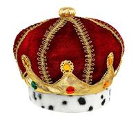 W WIDMANN MILANO Party Fashion - Corona infantil de rey con piedras preciosas, accesorio de disfraz para carnaval y teatro