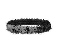 W WIDMANN MILANO Party Fashion - Diadema con lentejuelas para mujer, años 20, Charleston, accesorio de carnaval