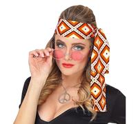 WIDMANN MILANO PARTY FASHION - Diadema años 60 y 70, cinta para el pelo, hippie, flower power, accesorio, carnaval