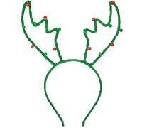 W WIDMANN MILANO Party Fashion - Diadema de reno navideña para adultos, cuernos de reno, accesorio para fiestas y disfraces