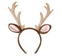 Widmann - Diadema Reno 09779 - Unisex Adulto para Navidad y Carnaval, Marrón, Talla Única