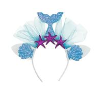 W WIDMANN MILANO Party Fashion Diadema de sirena, color azul, Talla única (Widmann S.r.l. 30231)