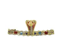 Widmann Diadema Deluxe serpiente egipcia con piedras mujer - Dorada, Talla única