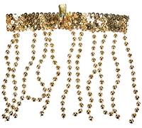 Widmann Diadema Queen egipcia con perlas, color dorado Talla única (3289Y)
