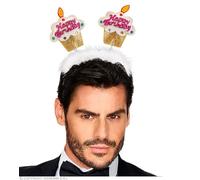 W WIDMANN MILANO Party Fashion, Diadema Happy Birthday Cupcake, colorido diseño festivo, comodidad óptima, versátil para todas las ocasiones, fácil de cuidar, regalo ideal para todos