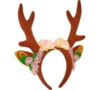 W WIDMANN MILANO Party Fashion - Diadema reno, para adultos, disfraz de animal, para Navidad, carnaval