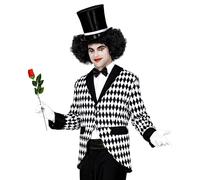 W WIDMANN MILANO Party Fashion - Disfraces Arlequín, Capa de cola, Payaso, Circo, Disfraces de Carnaval