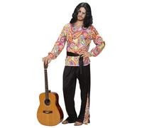 W WIDMANN MILANO Party Fashion - Disfraces Hippie Dandy, Flower Power, Fiesta, Disfraces de Carnaval