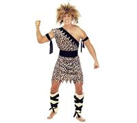 W WIDMANN MILANO Party Fashion - Disfraces Hombre de las Cavernas, Túnica, Neandertal, Hombre de la Edad de Piedra, Disfraces de Carnaval