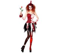 W WIDMANN MILANO Party Fashion - Disfraces Horror Arlequín, Vestido, Payaso Asesino, Halloween, Disfraces de Carnaval