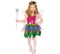 W WIDMANN MILANO Party Fashion - Disfraces infantiles pequeña hada arco iris, vestido, alas, mariposa, duende, carnaval