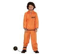 W WIDMANN MILANO Party Fashion - disfraces infantiles preso, mono, convicto, prisionero, disfraces de carnaval