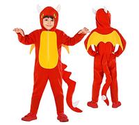W WIDMANN MILANO Party Fashion - Disfraces Niños dragón, dinosaurio, chorro de fuego, disfraz de animal, carnaval