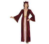 W WIDMANN MILANO Party Fashion - Disfraces Niños reina medieval, vestido, damisela, princesa, carnaval